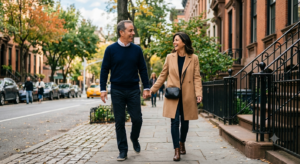 Jerry Seinfeld and Shoshanna Lonstein